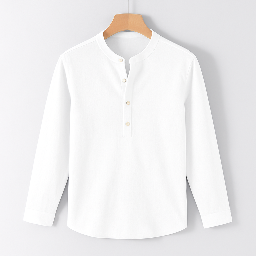 ARTOVI Long Sleeve Linen Shirt